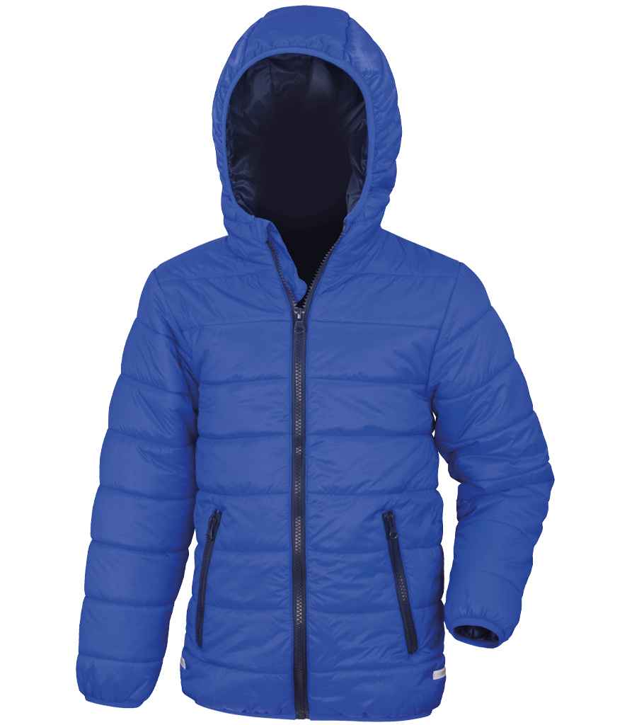 Result Core Kids Padded Jacket RS233B - Royal Blue/Navy