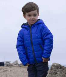Result Core Kids Padded Jacket RS233B - RS233B Royal Blue/Navy Model