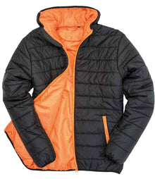 Result Core Soft Padded Jacket RS233M - RS233M Black/Orange Detail