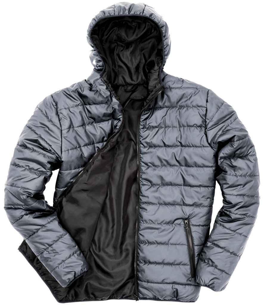 Result Core Soft Padded Jacket RS233M - Frost Grey/Black