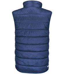 Result Core Kids Padded Bodywarmer RS234B - RS234B Navy/Lime Green Back
