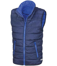 Result Core Kids Padded Bodywarmer RS234B - Navy/Royal Blue