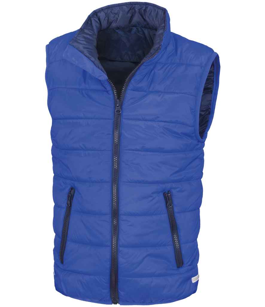 Result Core Kids Padded Bodywarmer RS234B - Royal Blue/Navy