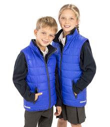 Result Core Kids Padded Bodywarmer RS234B - RS234B Royal Blue/Navy Model