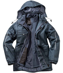 Result Core 3-in-1 Transit Jacket RS236 - RS236 Navy Detail
