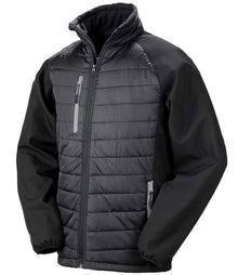 Result Recycled Compass Padded Jacket RS237 - Black/Grey