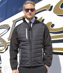 Result Recycled Compass Padded Jacket RS237 - RS237 Black/Grey Model