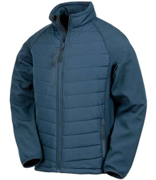 Result Recycled Compass Padded Jacket RS237 - Navy/Navy