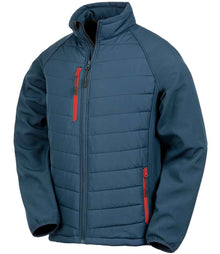 Result Recycled Compass Padded Jacket RS237 - Navy/Red