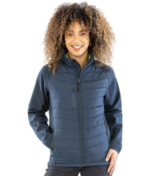 Result Recycled Compass Padded Jacket RS237 - RS237 Navy/Navy Model