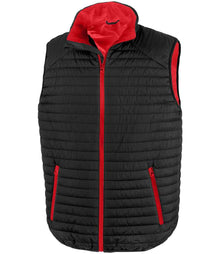 Result Recycled Thermoquilt Gilet RS239 - Black/Red