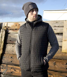 Result Recycled Thermoquilt Gilet RS239 - RS239 Black/Black Model
