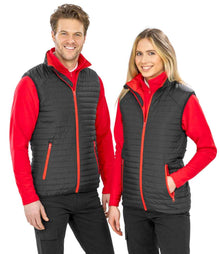 Result Recycled Thermoquilt Gilet RS239 - RS239 Black/Red Model