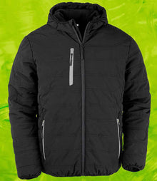 Result Recycled Compass Padded Winter Jacket RS240 - Black/Grey