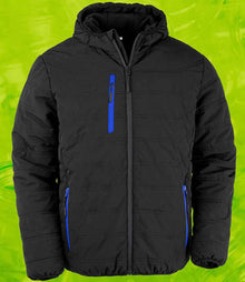 Result Recycled Compass Padded Winter Jacket RS240 - Black/Royal Blue