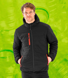 Result Recycled Compass Padded Winter Jacket RS240 - RS240 Black/Red Model