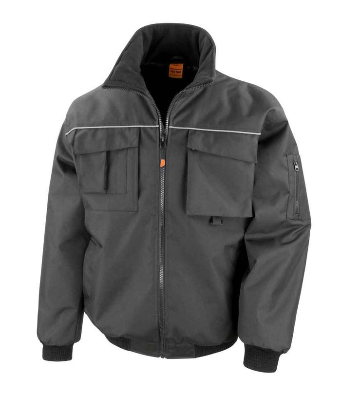Result Work-Guard Sabre Pilot Jacket RS300 - Black