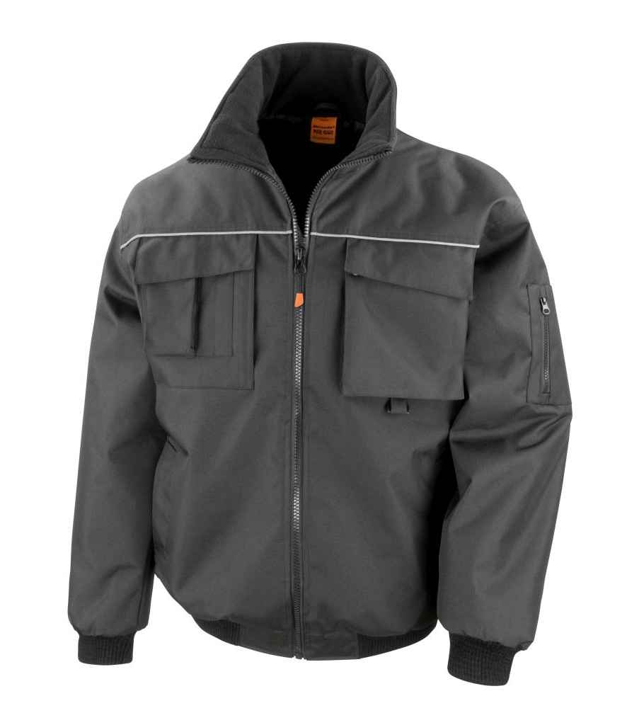 Result Work-Guard Sabre Pilot Jacket RS300 - Black