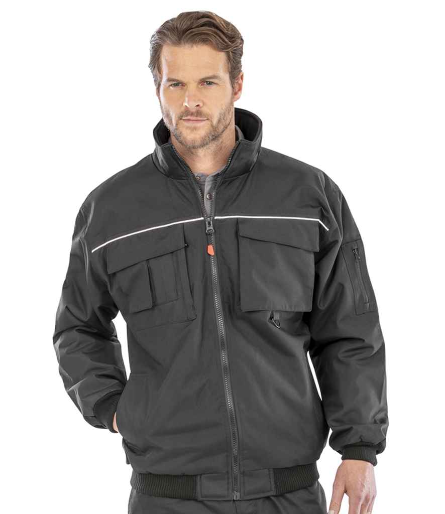 Result Work-Guard Sabre Pilot Jacket RS300 - RS300 Black Model