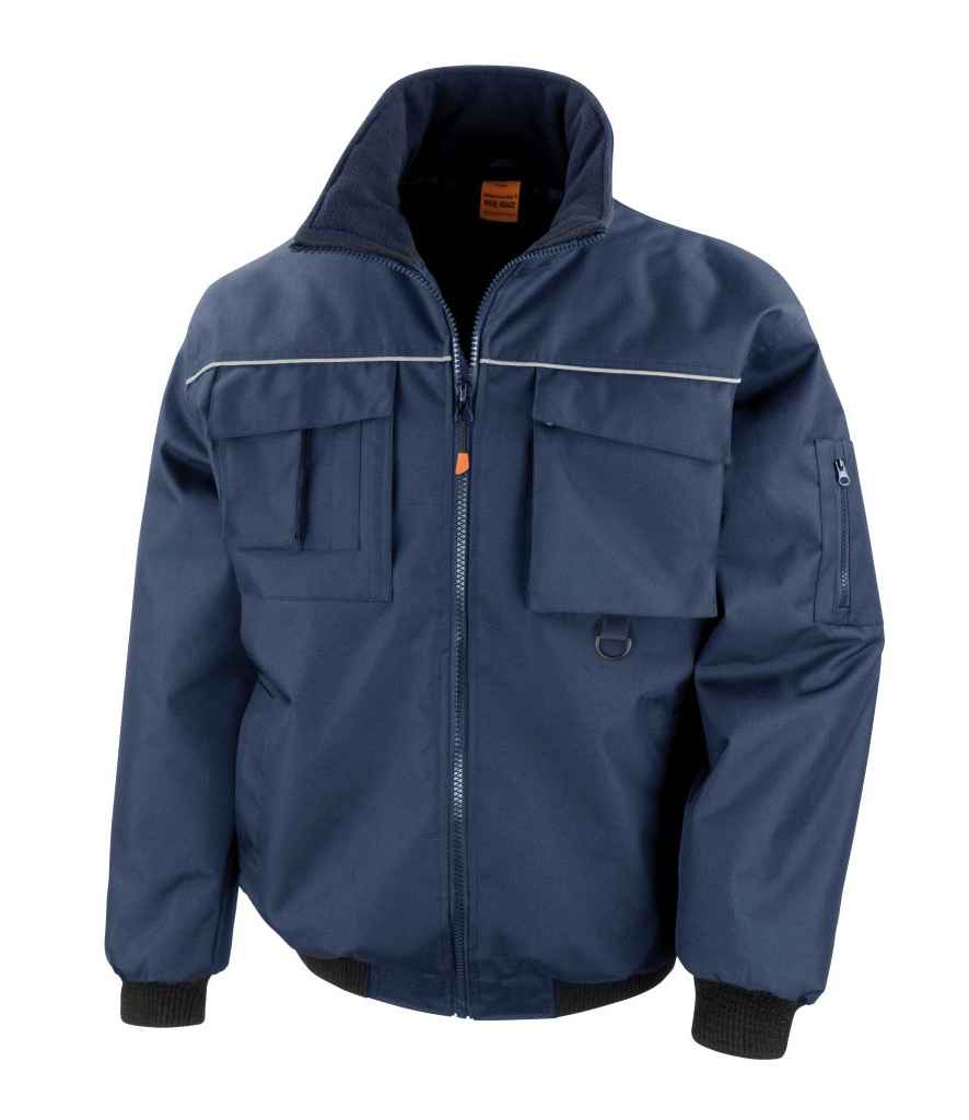Result Work-Guard Sabre Pilot Jacket RS300 - Navy