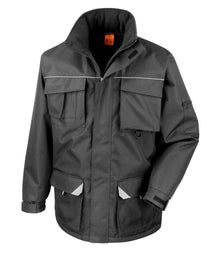 Result Work-Guard Sabre Long Coat RS301 - Black