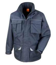 Result Work-Guard Sabre Long Coat RS301 - Navy