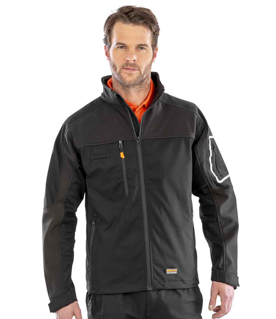 Result Work-Guard Sabre Soft Shell Jacket RS302 - RS302 Black Model