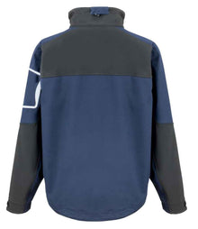 Result Work-Guard Sabre Soft Shell Jacket RS302 - RS302 Navy Back