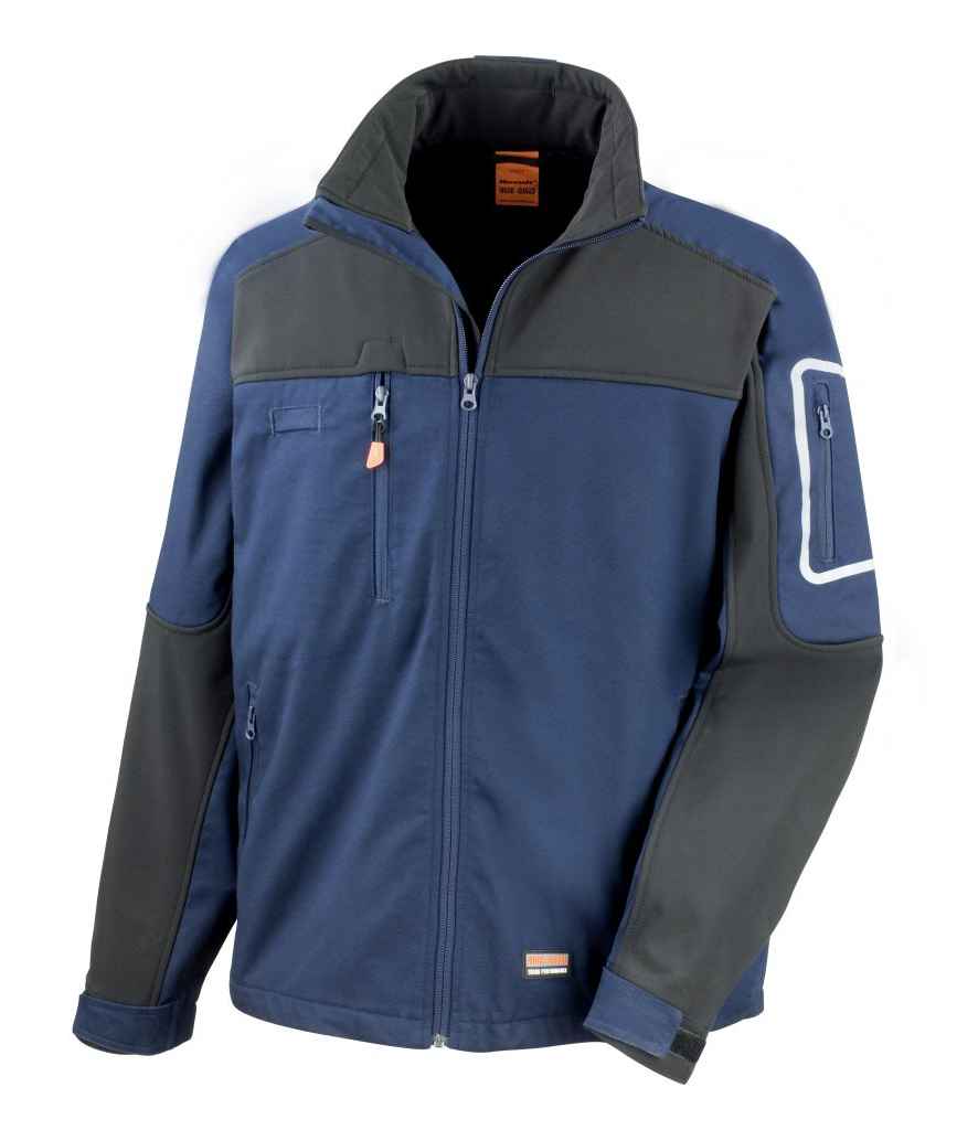 Result Work-Guard Sabre Soft Shell Jacket RS302 - Navy