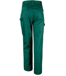 Result Work-Guard Action Trousers RS308 - RS308 Bottle Green Back