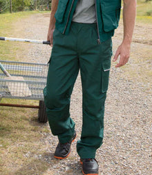 Result Work-Guard Action Trousers RS308 - RS308 Bottle Green Model