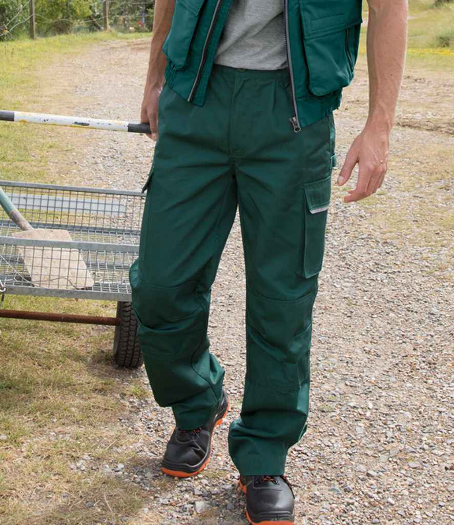Result Work-Guard Action Trousers RS308 - RS308 Bottle Green Model