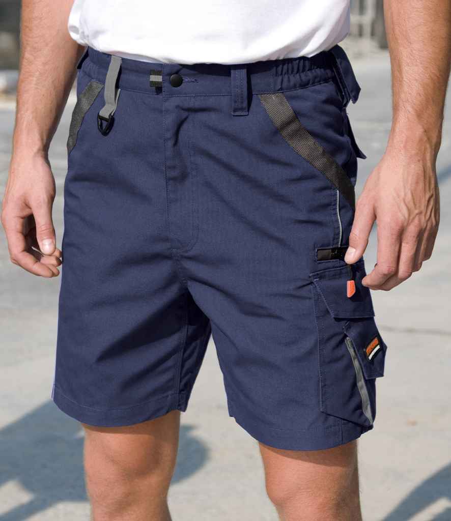 Result Work-Guard Technical Shorts RS311 - RS311 Navy/Black Model