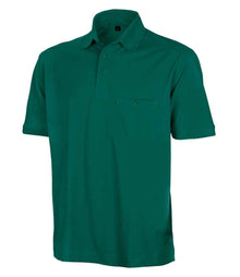 Result Work-Guard Apex Pocket Piqué Polo Shirt RS312 - Bottle Green