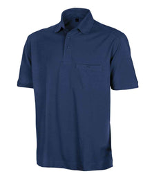 Result Work-Guard Apex Pocket Piqué Polo Shirt RS312 - Navy