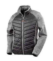 Result Work-Guard Elevator Jacket RS314 - Black/Grey Marl