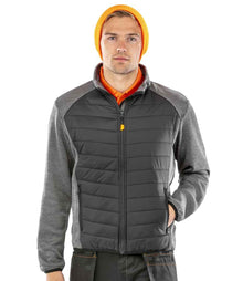 Result Work-Guard Elevator Jacket RS314 - RS314 Black/Grey Marl Model