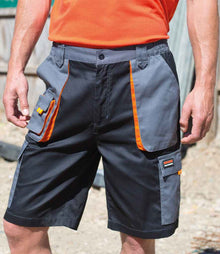 Result Work-Guard Lite Shorts RS319 - RS319 Black/Grey Model