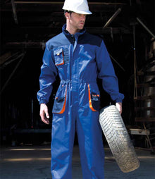 Result Work-Guard Lite Coverall RS321 - RS321 Royal Blue/Navy Model