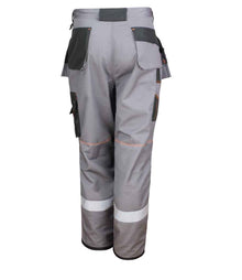 Result Work-Guard X-Over Holster Trousers RS324 - RS324 Grey/Black Back