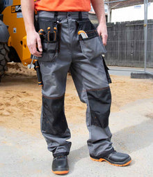 Result Work-Guard X-Over Holster Trousers RS324 - RS324 Grey/Black Model