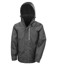 Result Work-Guard Denim Texture Rugged Jacket RS326 - Black