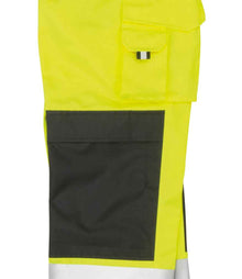 Result Safe-Guard Hi-Vis Cargo Trousers RS327 - RS327 Fluorescent Yellow Side