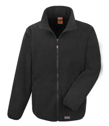 Result Work-Guard Heavy Duty Micro Fleece Jacket RS330 - Black