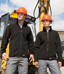 Result Work-Guard Heavy Duty Micro Fleece Jacket RS330 - RS330 Black Model