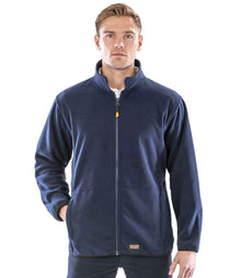 Result Work-Guard Heavy Duty Micro Fleece Jacket RS330 - RS330 Navy Model