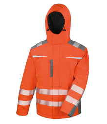 Result Safe-Guard Dynamic Soft Shell Jacket RS331 - Fluorescent Orange