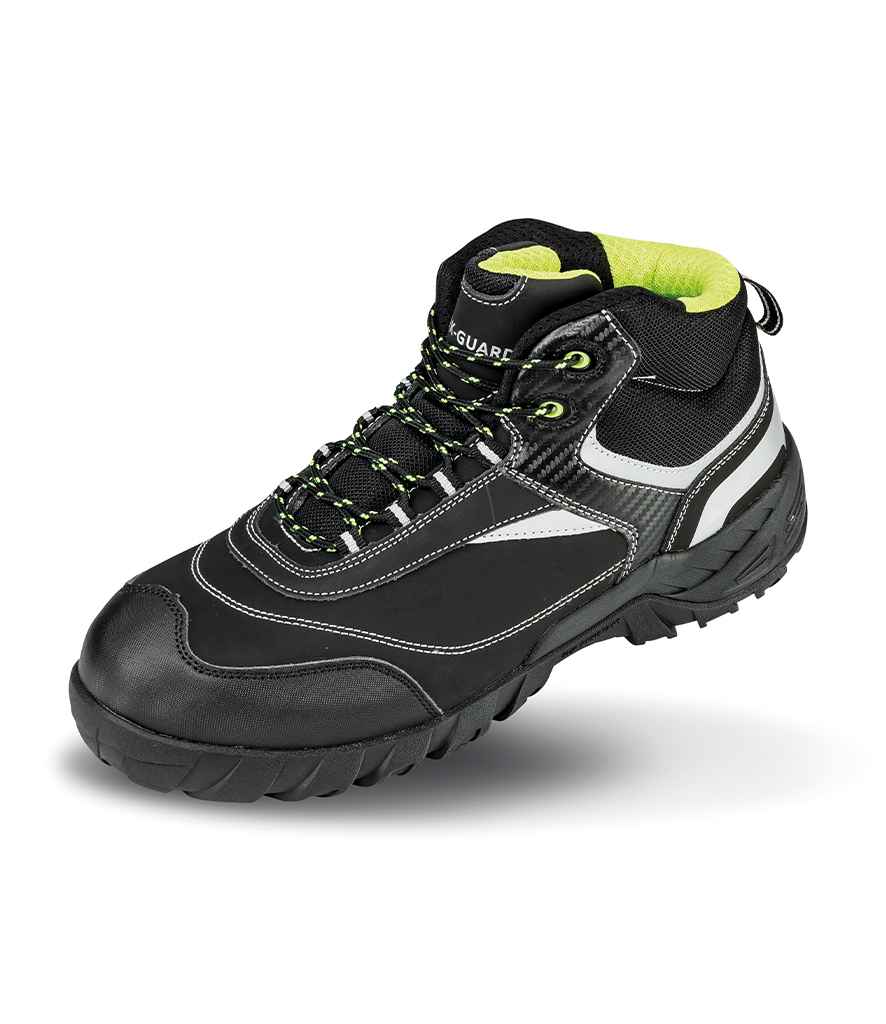 Result Work-Guard Blackwatch S3 SRC Safety Boots RS339 - RS339 Black/Silver Model