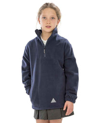 Result Kids/Youths Zip Neck Polartherm™ Fleece RS33B - RS33B Navy Model
