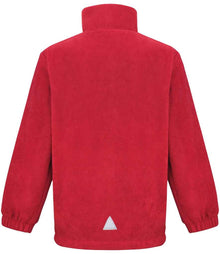 Result Kids/Youths Zip Neck Polartherm™ Fleece RS33B - RS33B Red Back